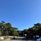 鹿児島旅５日目　高千穂峰で天の逆鉾方面を見上げる