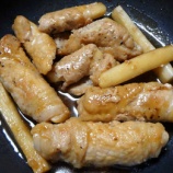 『長芋の豚肉巻き・納豆山かけ丼』の画像