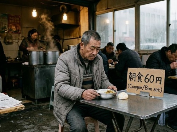 中国絶望経済14億人の断末魔、「60円朝食」が象徴するデフレ大不況…第二の天安門事件の危機感も！