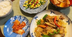 お盆の週末ご飯＆糸コンでチャプチェ
