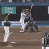 日本ハム、3点を先制された直後に西川のタイムリーと中田の併殺打の間の得点で1点差に迫る