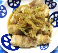 豆腐の肉巻き