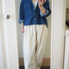 色違いで欲しい！アラフィフのキニナル体型をカモフラージュしつつ、程よく綺麗に履ける楽ちんパンツ！