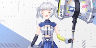 【VTuber】神楽めあ、サイバー新衣装お披露目『めあたむかわいいね』『デデデハンマーもかわよ』
