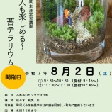 『～苔テラリウムのお知らせ～』の画像
