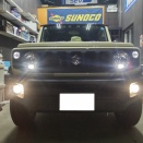 昨日の仕事終わりに夜の方が違いも分かりやすいだろ.....って事でノマドのフォグを交換！