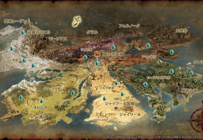 【ドラクエヒーローズ2】ルーラできる場所（一部）【DQH2】