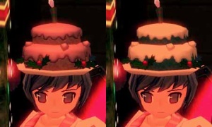 (*^◯^*)おいしそうなクリスマスケーキ帽子なんだ！