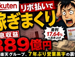 【悲報】楽天、リボ払いで稼ぎまくってしまうｗｗｗｗｗ