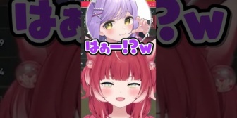 【VTuber】かるび、紫宮るなの声に反応する