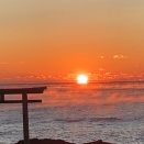 全く予期していませんでした！この奇跡！…大洗町の「神磯」