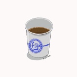 『【スケッチ】カルディのコーヒーのブラック』の画像