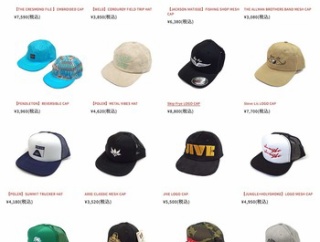 夏の必須アイテム『CAP』