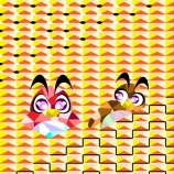 『グレー模様の背景を見ていると？』の画像