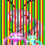 『白黒の円とラインは？』の画像