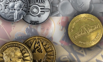 『Fallout』の記念コインやヌカワールドのトークン他、『スカイリム』の金貨などが発売