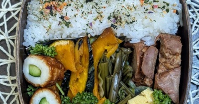 ただの自分のお気に入りな「焼きかぼちゃ」～夫のお弁当241