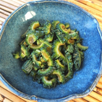 ゴーヤの生姜と醤油和え
