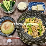 豚と小松菜の中華炒め