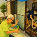 佐賀市にこっと（nicotto）さんでの7月1回目のe-AT活用サポート②〜水鉄砲で水遊びするのはハイテクだけでなくローテクも使います