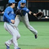 【日本ハム】華麗な連係プレー　清宮幸太郎が北山亘基へグラブトス　「呼吸ピッタリ」の声
