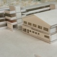 【移転予定】西浦地区センター。令和9年に旧西浦小学校に移転予定だって。模型があった。(沼津市西浦立保)