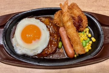 ガストの鉄板ハンバーグ元気盛り @ 兵庫県姫路市