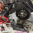 2年ぶりの入庫。それも神戸から！！フォコ５００の車検＆フルメンテいっきま～～す③