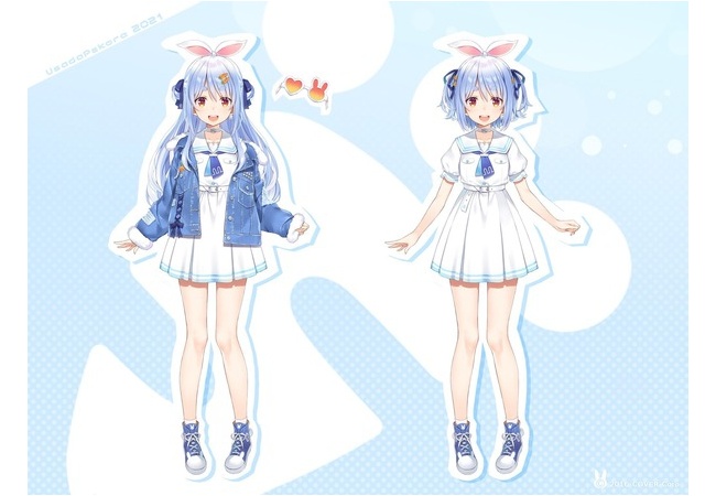 【画像】ぺこらの新衣装、冗談抜きで可愛すぎる！！　※同接１８万