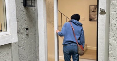 娘と家を見に行く