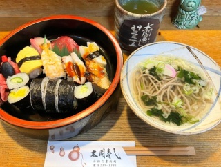 姫路　すし定食♪《太閤寿し》