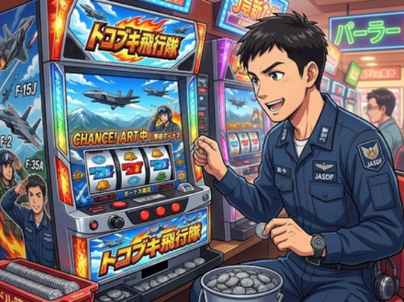 【錬金術失敗】航空自衛隊那覇基地所属の3等空曹さん、パチ屋のメダル300枚を持ち出して別店舗で使って停職5日