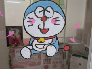 春ドラえもんイラスト