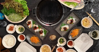 サムギョプサルと鰤のフェの夜ごはん