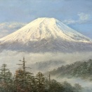 「朝霞富士」P8号｜中村英夫・富士山18