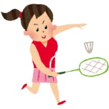 『バドミントン大会 参加者募集中』の画像