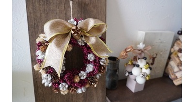 【100均DIY】クリスマスリース＆リバーシブルボード