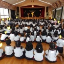 300人の園児さんも大笑い！(^^♪