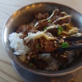 Komachiラーメンスタンプラリーでらーめん源次郎へ！好物のけにじろうと背徳感あるミニ丼！