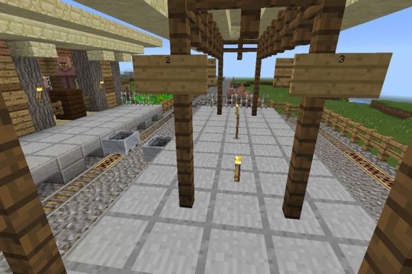 こぐまっちのマイクラpe開発記 マイクラ鉄道建築物紹介