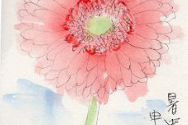 絵葉書文通 絵手紙 貼り絵