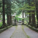 直江兼継の旅　その３　雲洞庵の参道を歩く