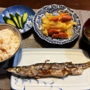 譲渡会と週末ご飯