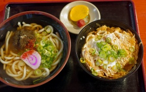 丸忠うどん　カツ丼セツト　