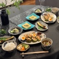 ピーマンの肉詰めとかの夜ごはん