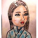 似顔絵・白石聖