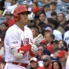 大谷翔平、第1打席の内野安打で6試合連続ヒット！