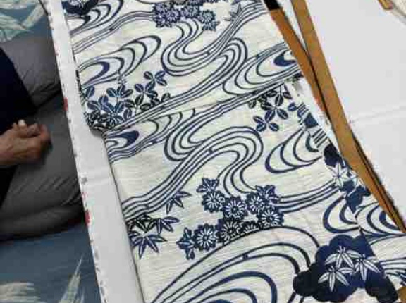 ２年かけて浴衣を完成させました