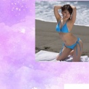 小林マイカの腋魅せビキニ～とある海岸にて