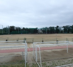 県立川和高等学校グラウンド